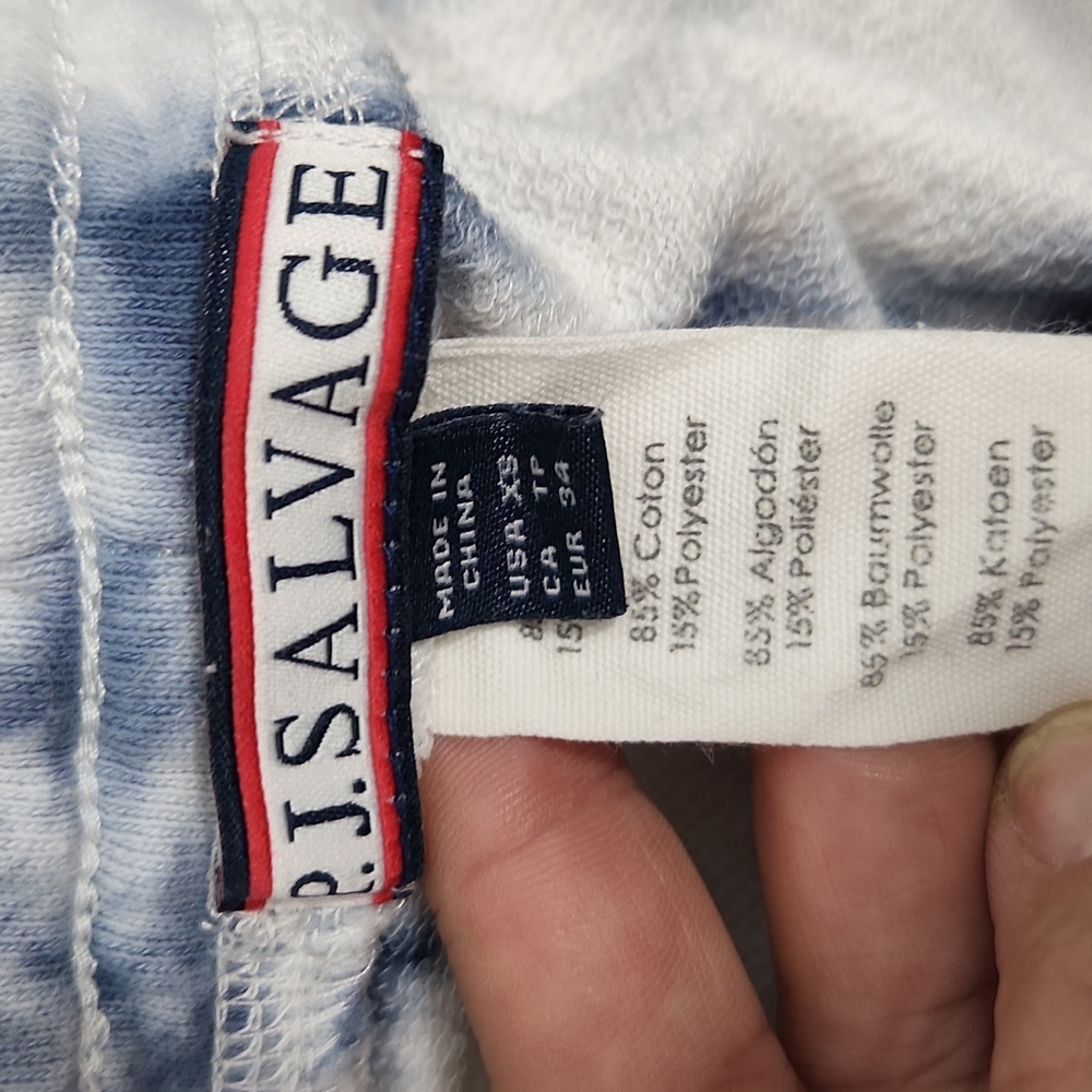 P.J. Salvage Blue Tie-Dye Jogger Pants - Picture 6 of 6